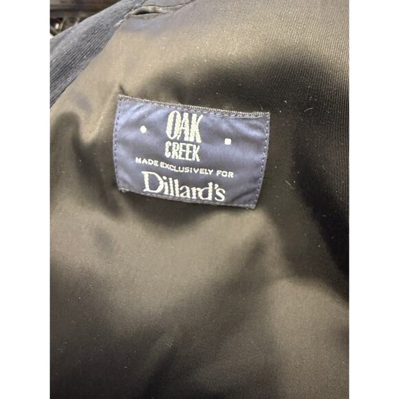 Oak Creek Men's Sport Coat Blazer 48L 2-Button Black Corduroy Textured Dillards - Picture 4 of 6